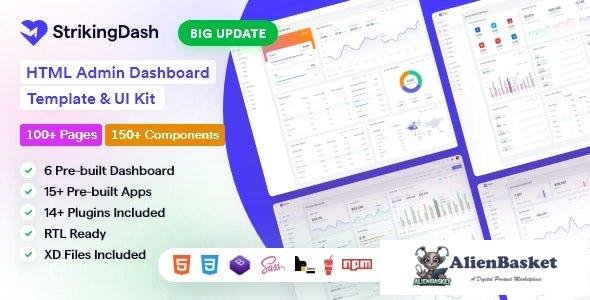 33087 StrikingDash v2.1.7 - HTML Admin Dashboard Template 