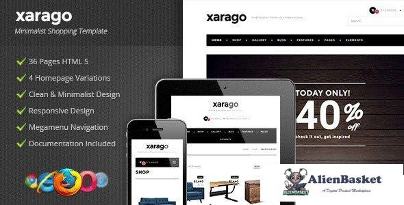 33095 Xarago - Minimalist Shopping Template 