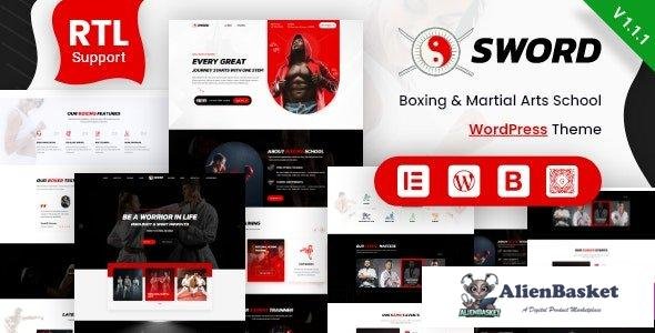 33096 Sword v2.1.3 - Martial Arts Boxing WordPress Theme + RTL 