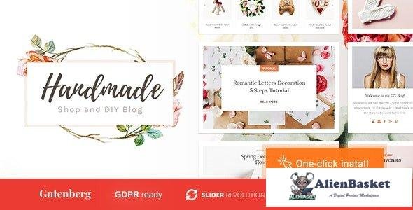 35337 Handmade Shop v1.2.5 - Handicraft Blog & Store Creative WordPress Theme 