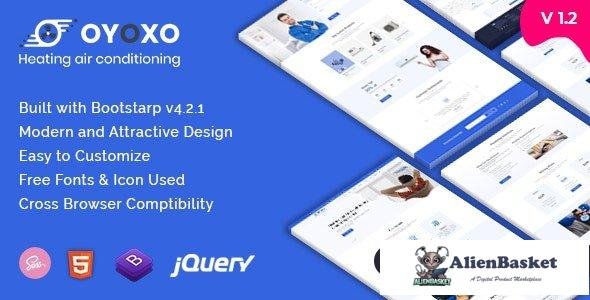 33116 Oyoxo v1.2 - Heating Air-conditioning Services HTML Template + RTL 
