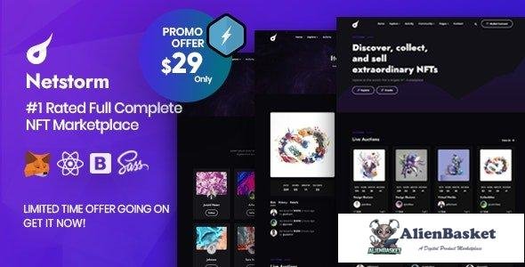 33131 Netstorm - React NFT Marketplace 