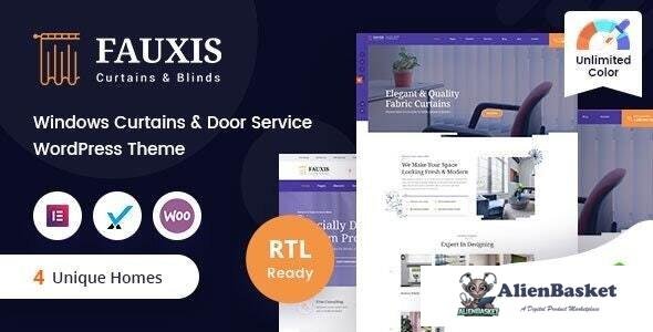 33149 Fauxis v2.0.0 - Windows Curtains WordPress Theme + RTL 