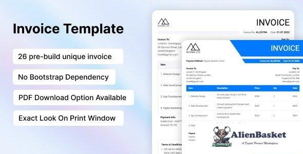 33169 Invoma v1.0 - Invoice HTML Template 