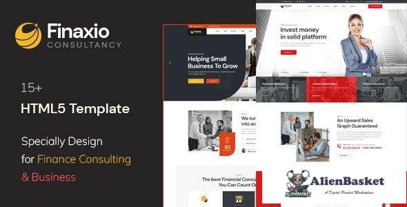 33186 Finaxio v1.0 - Business and Finance Consulting HTML Template 