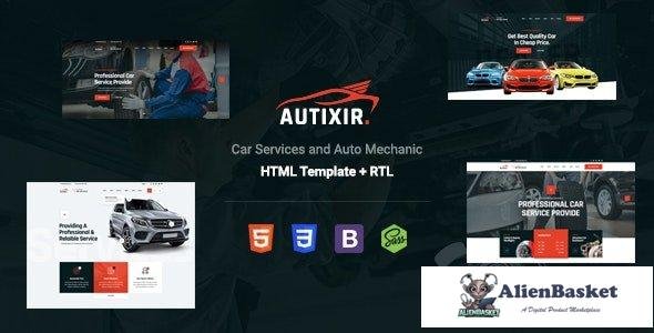 33187 Autixir v1.0 - Car Services & Auto Mechanic HTML Template 