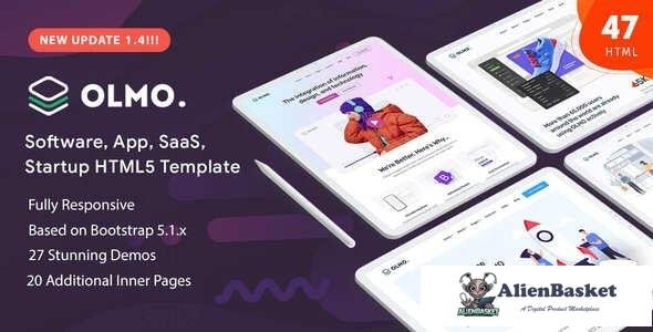 33196 OLMO v1.4 - Software & SaaS HTML5 Template 