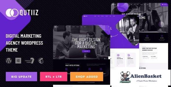 40666 Qutiiz v1.3 - Digital Marketing Agency WordPress Theme 