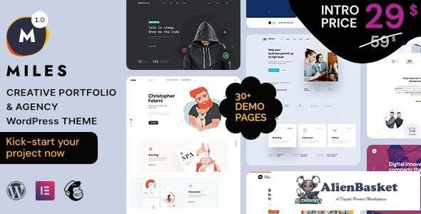 33249 Miles v1.0.2 - Creative Portfolio & Agency WordPress Theme 