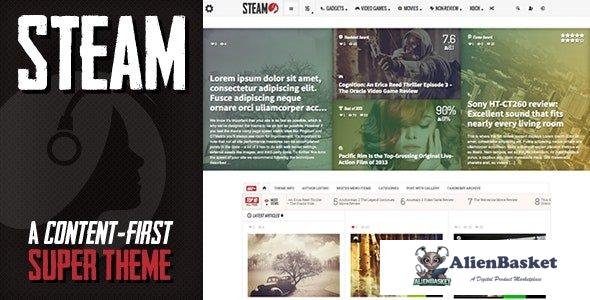 33277 Steam v1.1.4 - Responsive Retina Review Magazine Theme 