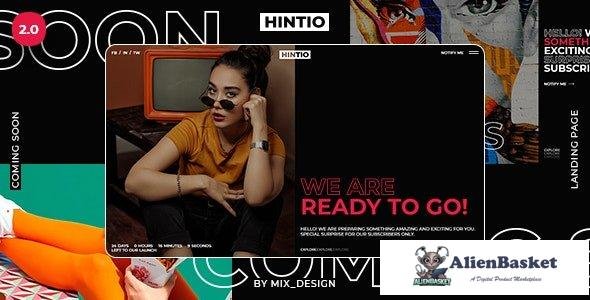 33285 Hintio v2.0 - Coming Soon & Landing Page Template 