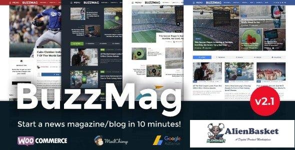 33299 BuzzMag v2.1 - Viral News WordPress Magazine/Blog Theme 