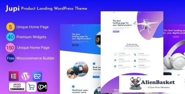 33351 Jupi v1.6.2 - Product Landing WordPress Theme 