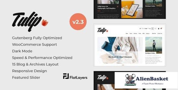 33367 Tulip v2.3 - Responsive WordPress Blog Theme 