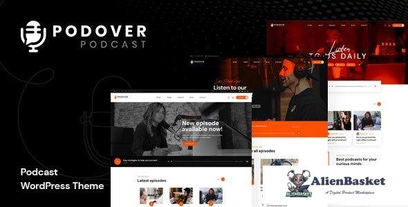 33370 Podover v1.0.1 - Podcast Wordpress Theme 