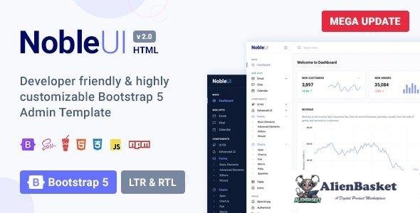 34308 NobleUI v2.0.3 - HTML Bootstrap 5 Admin Dashboard Template 