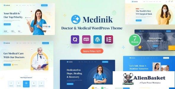 33391 Medinik v1.2.1 - Doctor & Medical WordPress Theme 