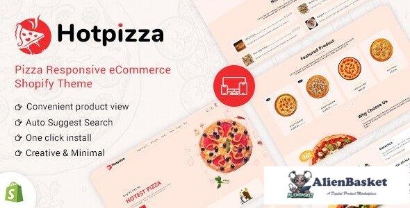 33432 HotPizza - Pizza & Food Delivery Shopify Store 