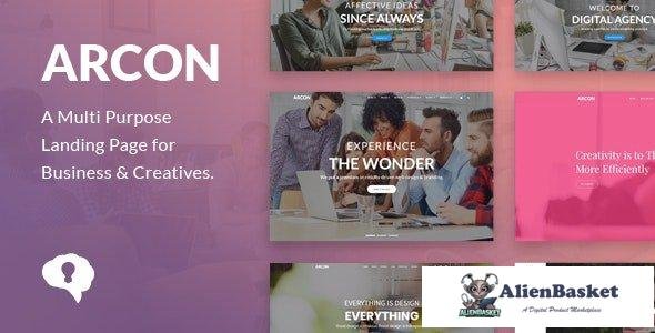 33434 Arcon Studio - Multi Purpose Marketing Landing Page Template 