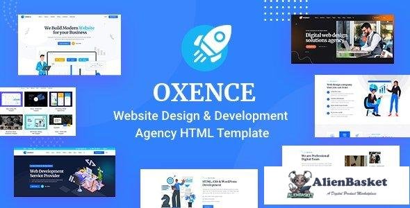 33441 Oxence - Web Design Agency HTML Template 