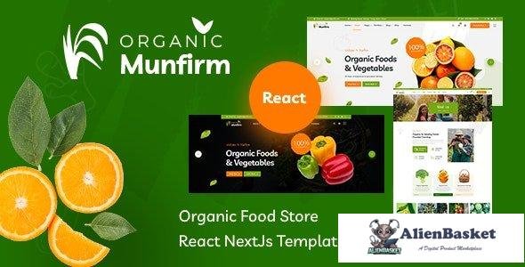 33442 Munfirm v1.0 - Organic Food Store React NextJs Template 