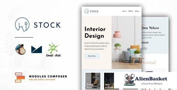 33479 Stock v1.0 - E-Commerce Responsive Furniture and Interior design Email with Online Builder 