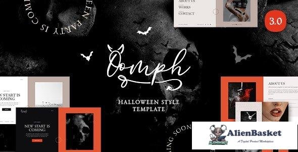 33517 Oomph - Halloween Style Coming Soon & Landing Page Template 