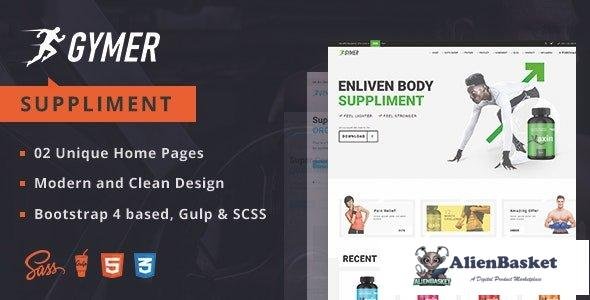 33546 Gymer - Health & fitness medicine ecommerce html template 