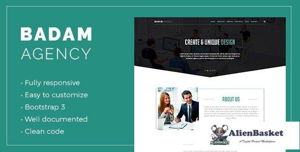 33547 Badam Agency - Landing Page Template 