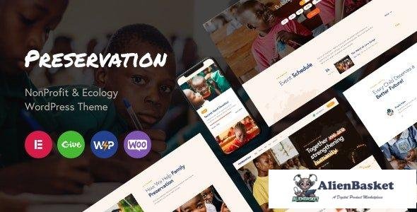 33592 Preservation v1.0 - NonProfit & Ecology WordPress Theme 