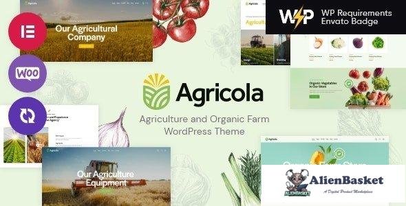 33599 Agricola v1.0 - Agriculture and Organic Farm WordPress Theme 