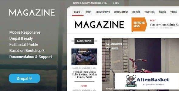 33613 Gazeta v1.6 - News & Magazine Drupal 9 Theme 