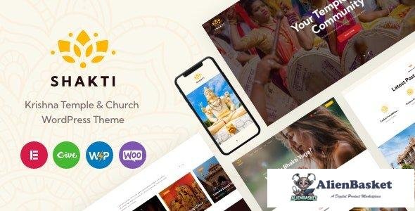 33640 Shakti v1.0 - Krishna Temple & Church WordPress Theme 