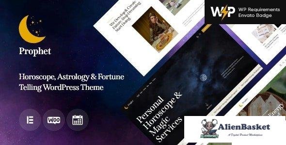 33641 Prophet v1.0 - Horoscope,Astrology & Fortune Telling WordPress Theme 