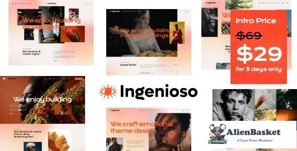 39716 Ingenioso v1.4.0 - Creative WordPress Theme 