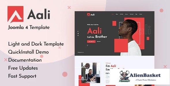 33746 Aali - Personal Portfolio & Resume Joomla 3 & 4 Template 