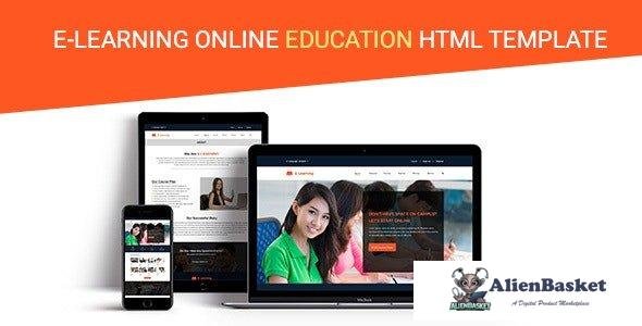 33761 E-LEARNING - Online Education Bootstrap HTML Template 