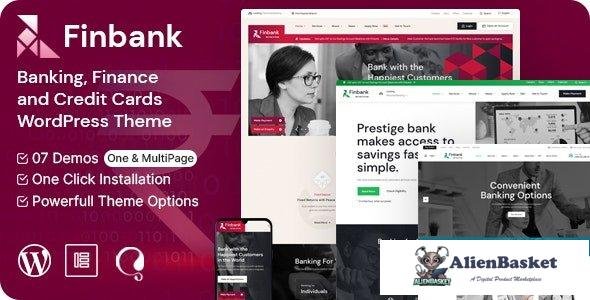 33830 Finbank v1.0 - Banking and Finance WordPress Theme 