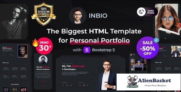 34553 InBio v2.2.2 - Personal Portfolio/CV WordPress Theme 