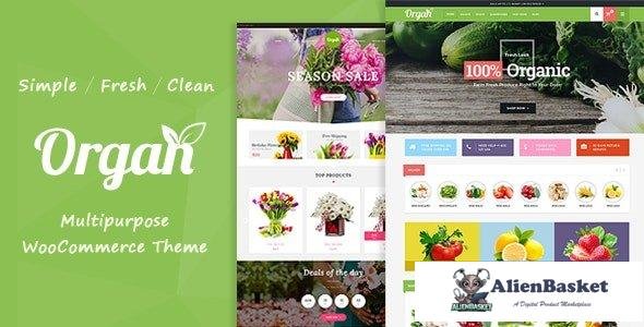 33838 Organ v2.0 - Organic Store & Flower Shop WooCommerce Theme 