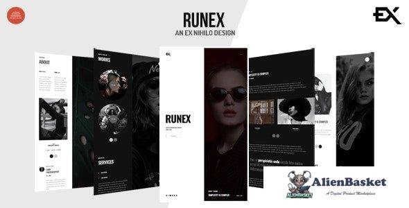 33859 Runex v1.3 - One Page Portfolio Template 