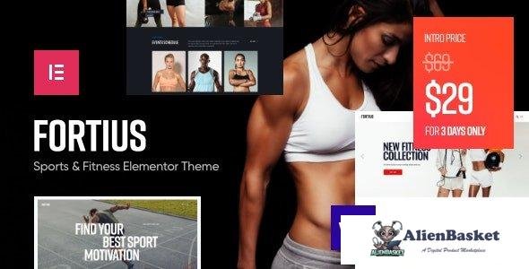 33919 Fortius v1.0 - Sports & Fitness Elementor WordPress Theme 