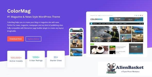 38281 ColorMag Pro 4.0.1 - #1 Magazine & News Style WordPress Theme 