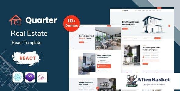 34037 Quarter - Real Estate React Template 