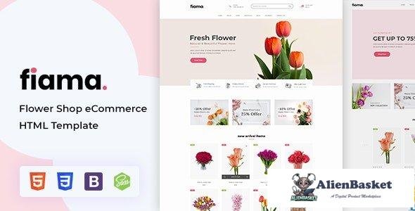 34040 Fiama - Flower & Florist Shop eCommerce Bootstrap Template 