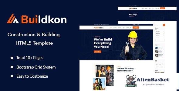 34060 Buildkon v1.0 - Construction & Building HTML5 Template 