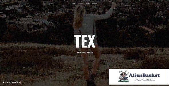 34080 Tex - Creative One Page Portfolio Template 