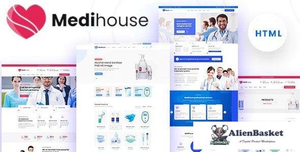 34122 Medihouse - Hospital Medical Caregiver HTML Template 