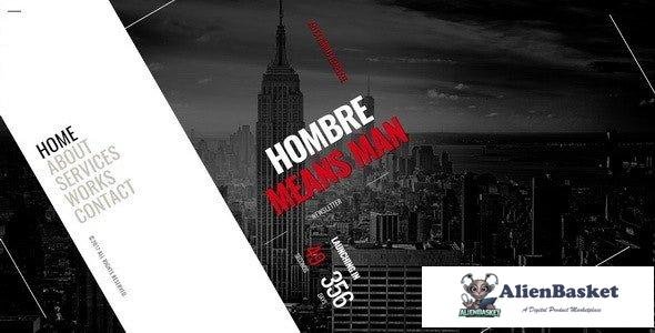 34123 Hombre v1.2 - Responsive Coming Soon Page 