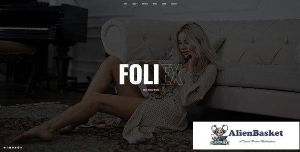 34124 Foliex v1.0 - One Page Portfolio WordPress Theme 